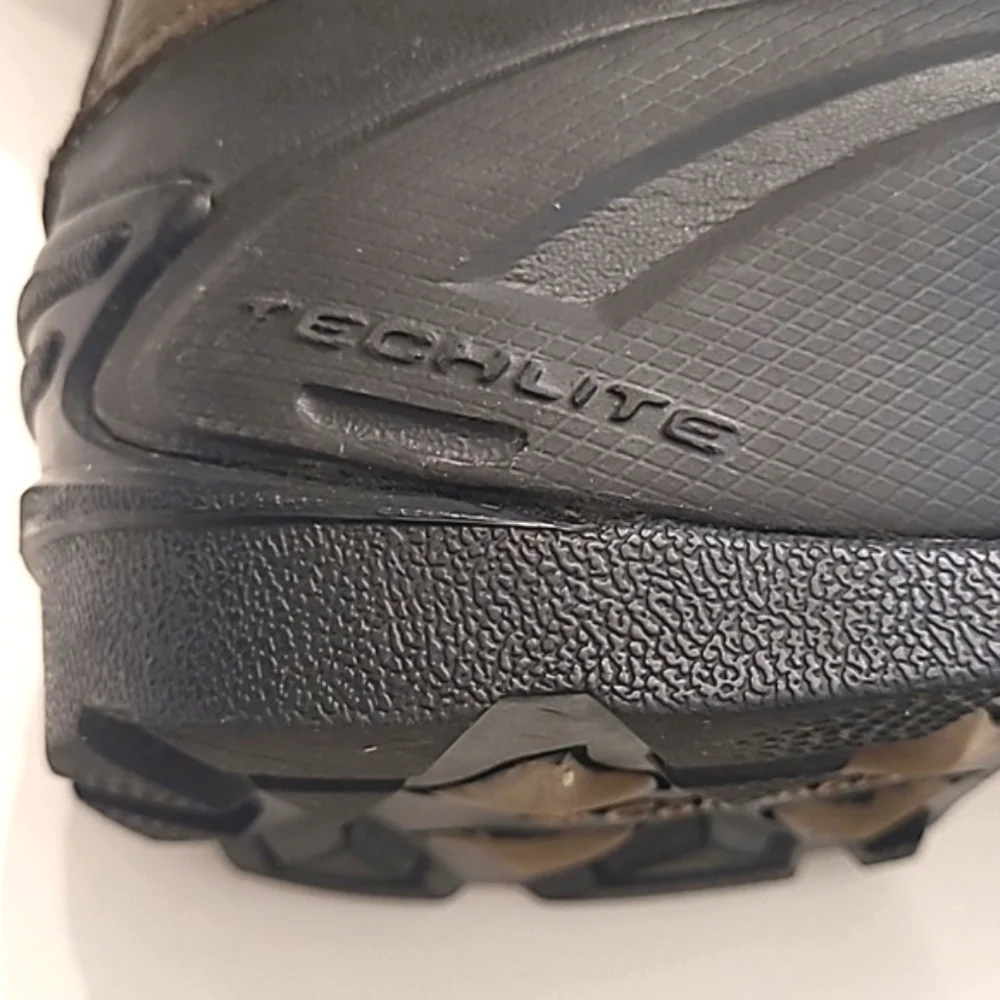 Columbia Bugaslip Waterproof Slip On Leather Traction Insulation Rain Snow Boot